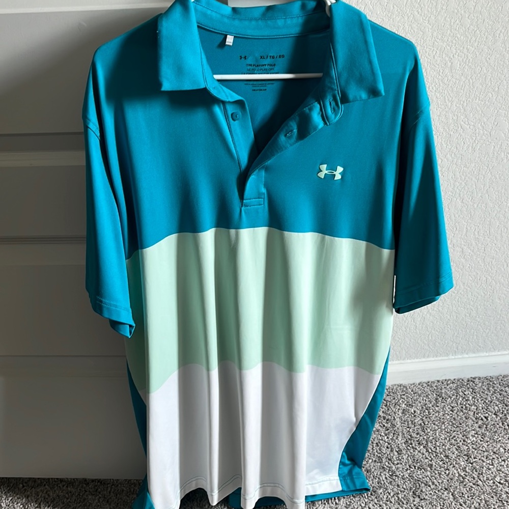 Men’s Under Armour Polo The Playoff Polo Heatgear Loose Fit size XL